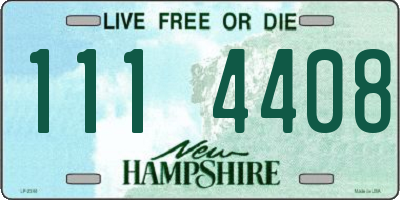 NH license plate 1114408