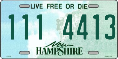 NH license plate 1114413
