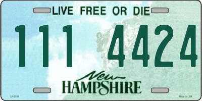 NH license plate 1114424