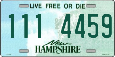 NH license plate 1114459