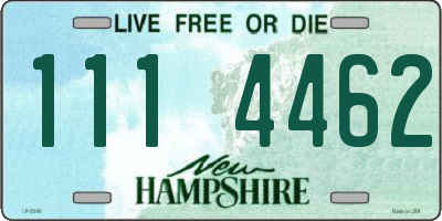 NH license plate 1114462