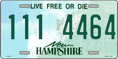 NH license plate 1114464