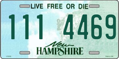 NH license plate 1114469