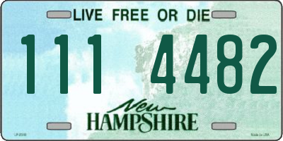 NH license plate 1114482