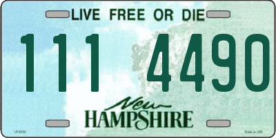 NH license plate 1114490