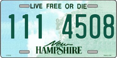 NH license plate 1114508
