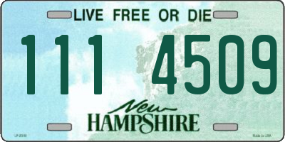 NH license plate 1114509