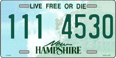 NH license plate 1114530