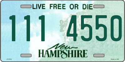 NH license plate 1114550