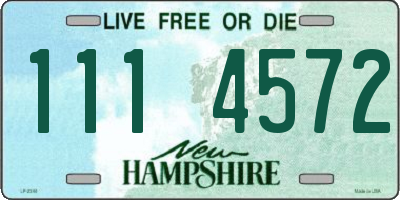 NH license plate 1114572