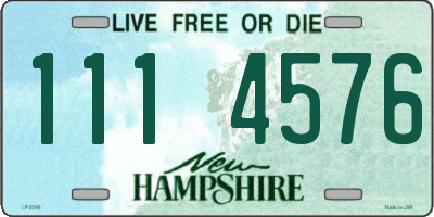 NH license plate 1114576