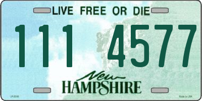 NH license plate 1114577