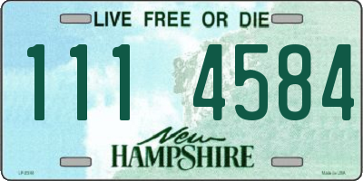 NH license plate 1114584
