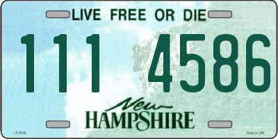 NH license plate 1114586