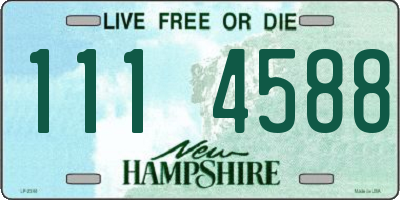 NH license plate 1114588