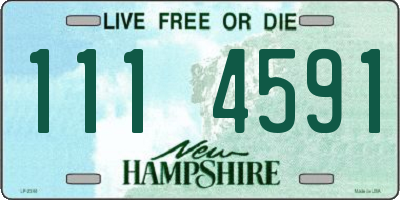 NH license plate 1114591