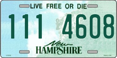NH license plate 1114608