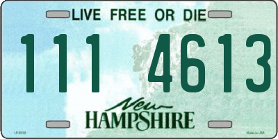 NH license plate 1114613