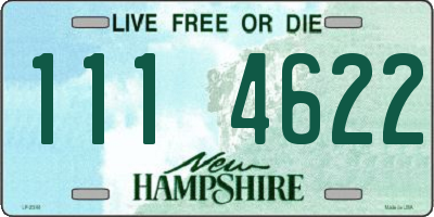 NH license plate 1114622