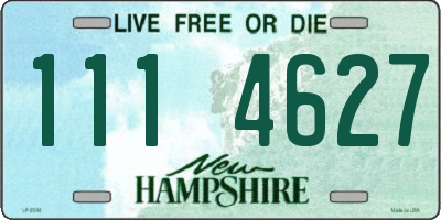 NH license plate 1114627