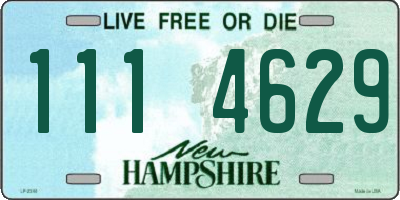 NH license plate 1114629