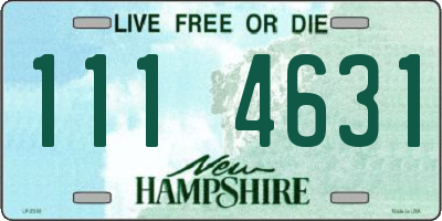 NH license plate 1114631