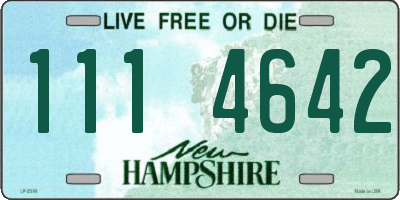 NH license plate 1114642