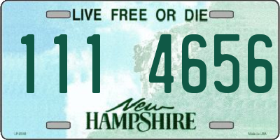 NH license plate 1114656