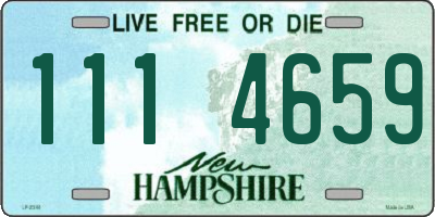 NH license plate 1114659