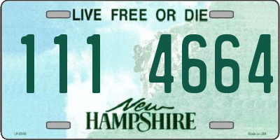 NH license plate 1114664