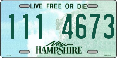 NH license plate 1114673
