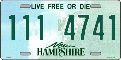 NH license plate 1114741