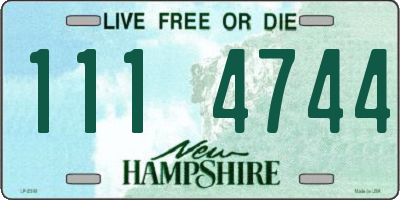 NH license plate 1114744