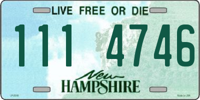 NH license plate 1114746