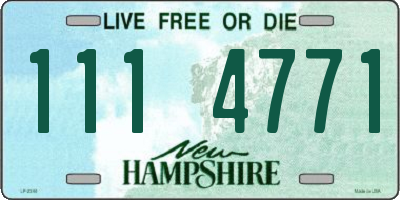 NH license plate 1114771