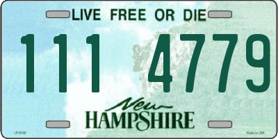 NH license plate 1114779