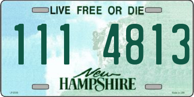 NH license plate 1114813