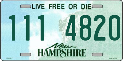NH license plate 1114820