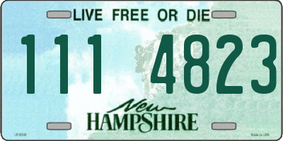 NH license plate 1114823
