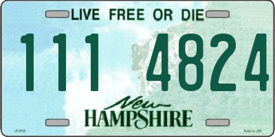 NH license plate 1114824
