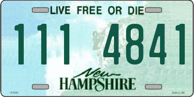 NH license plate 1114841