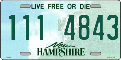NH license plate 1114843