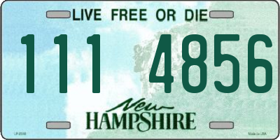 NH license plate 1114856