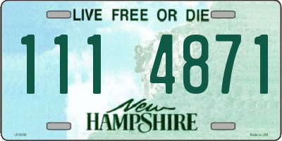 NH license plate 1114871