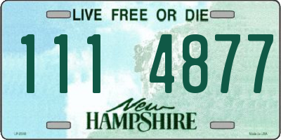 NH license plate 1114877
