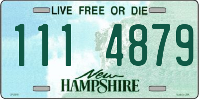 NH license plate 1114879