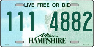 NH license plate 1114882