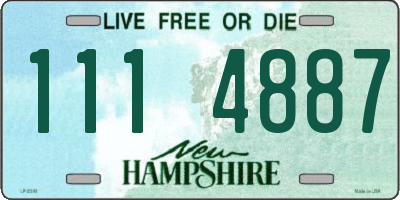 NH license plate 1114887