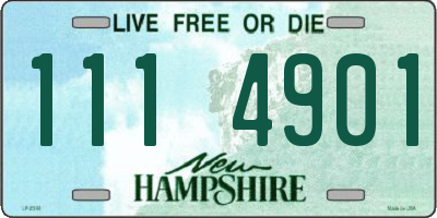NH license plate 1114901