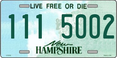 NH license plate 1115002